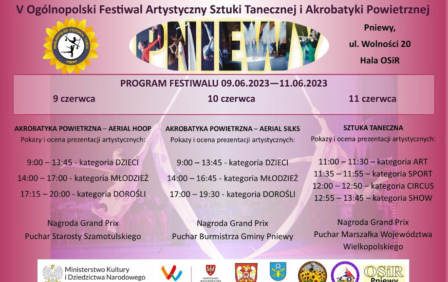 Zdjęcie do V Og&oacute;lnopolski Festiwal Tańca w Pniewach