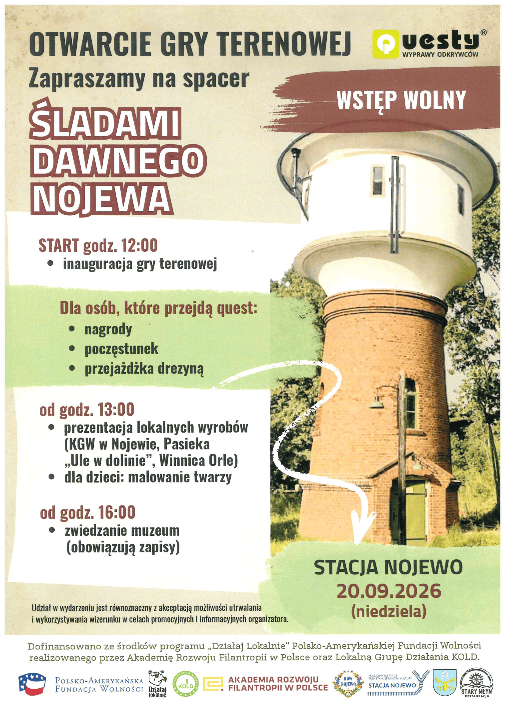 Śladami dawnego Nojewa &ndash; otwarcie gry terenowej