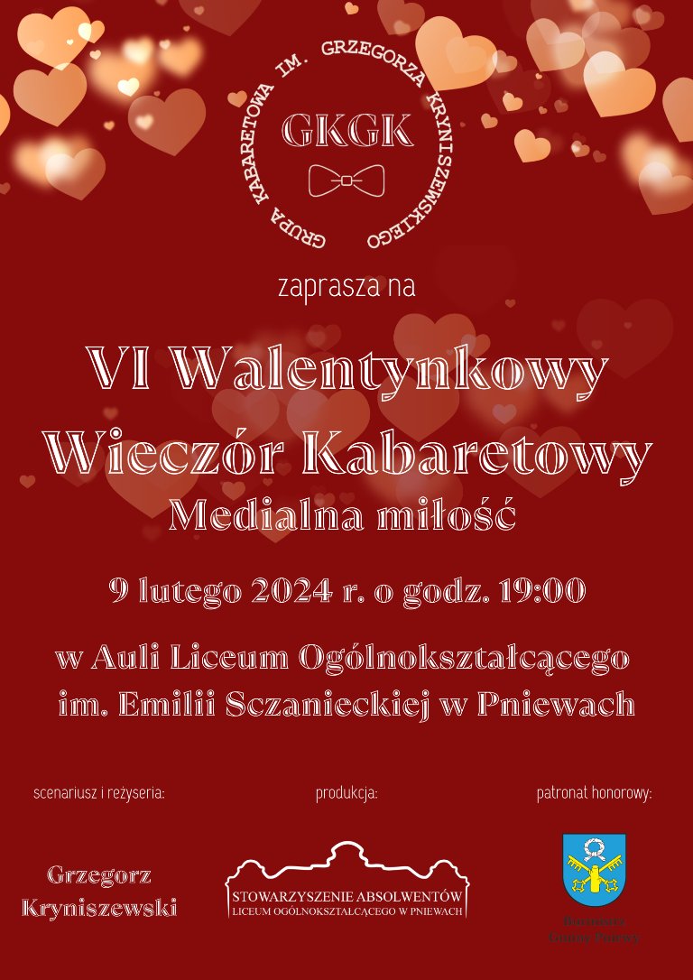Plakat walentynkowy