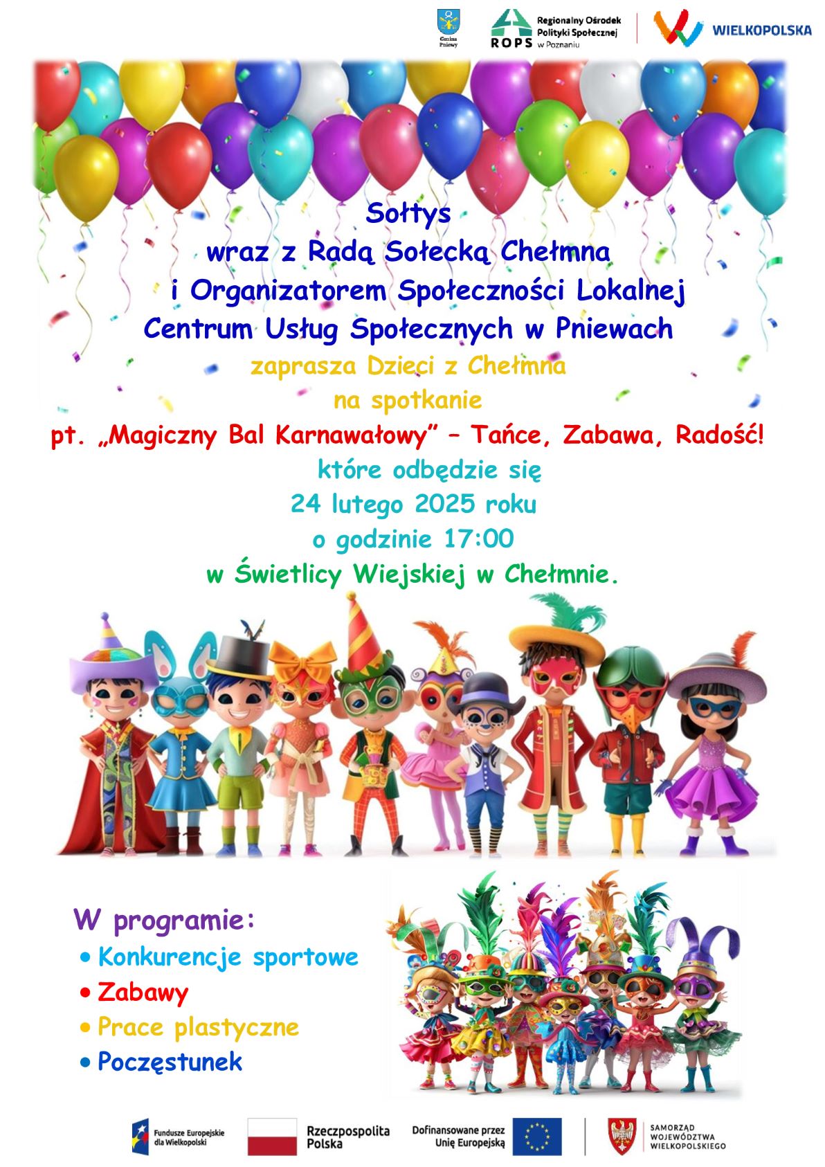 &bdquo;Magiczny Bal Karnawałowy&rdquo; &ndash; Tańce, Zabawa, Radość! 