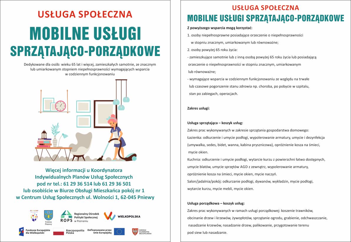 Usługa sprzątająco-porządkowa
