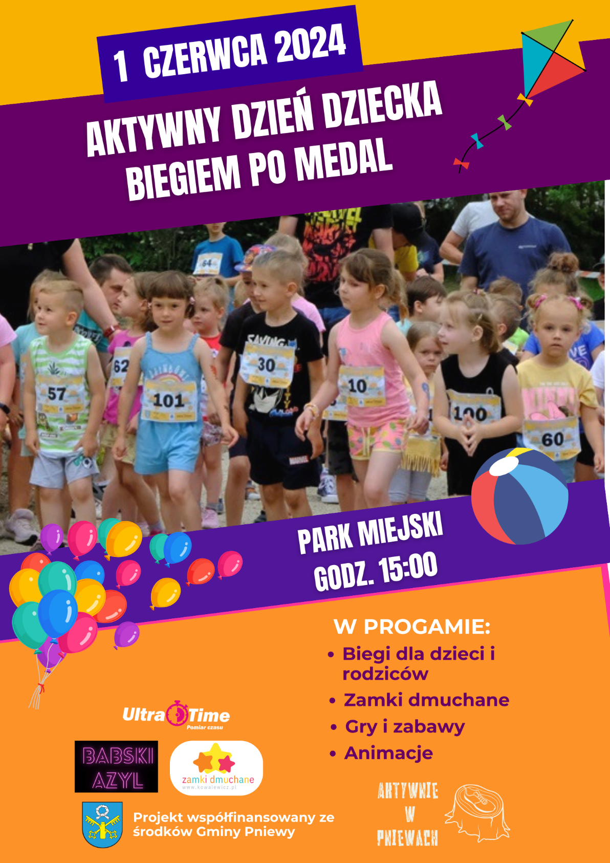 Aktywny Dzień Dziecka Biegiem po medal