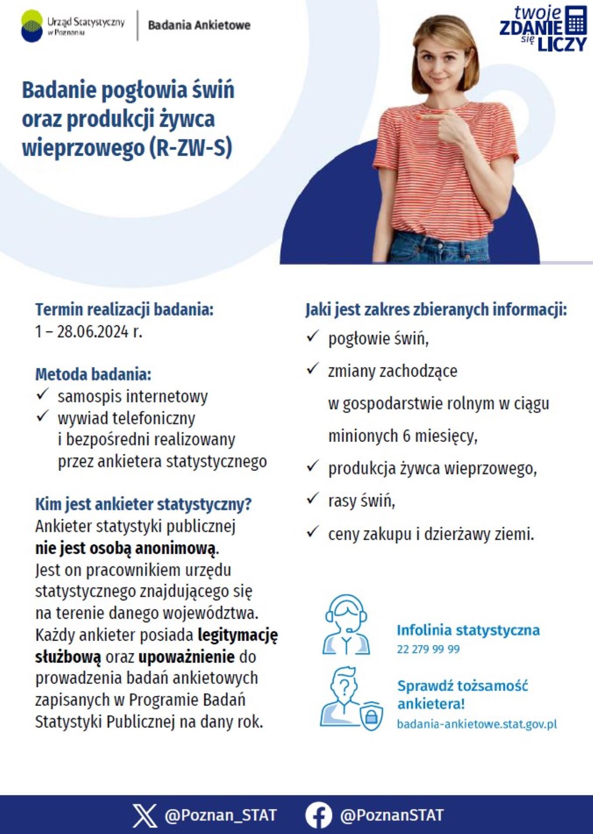 Badanie pogłowia świń oraz&nbsp;produkcji żywca wieprzowego (R-ZW-S)