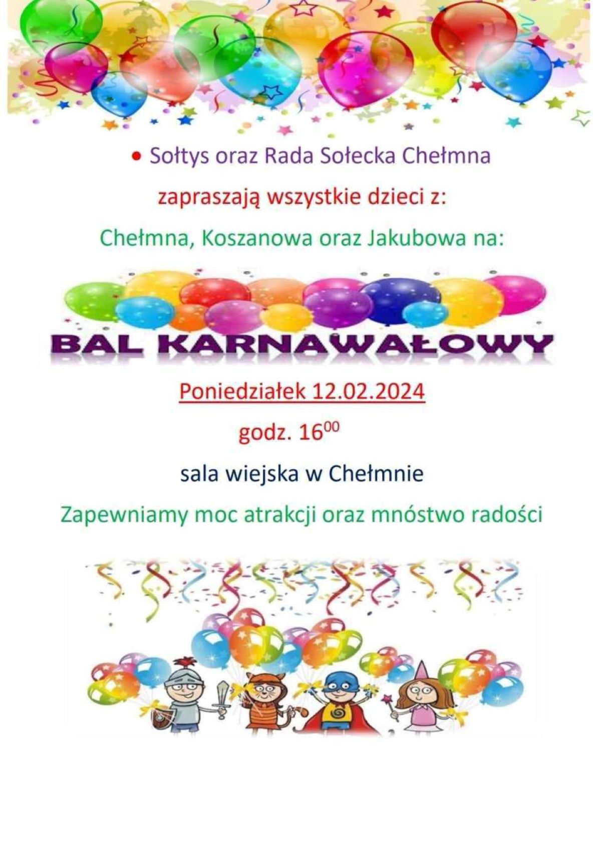 Bal karnawałowy