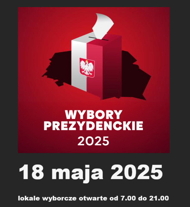 Plakat- wybory Prezydenta RP-lokale wyborcze