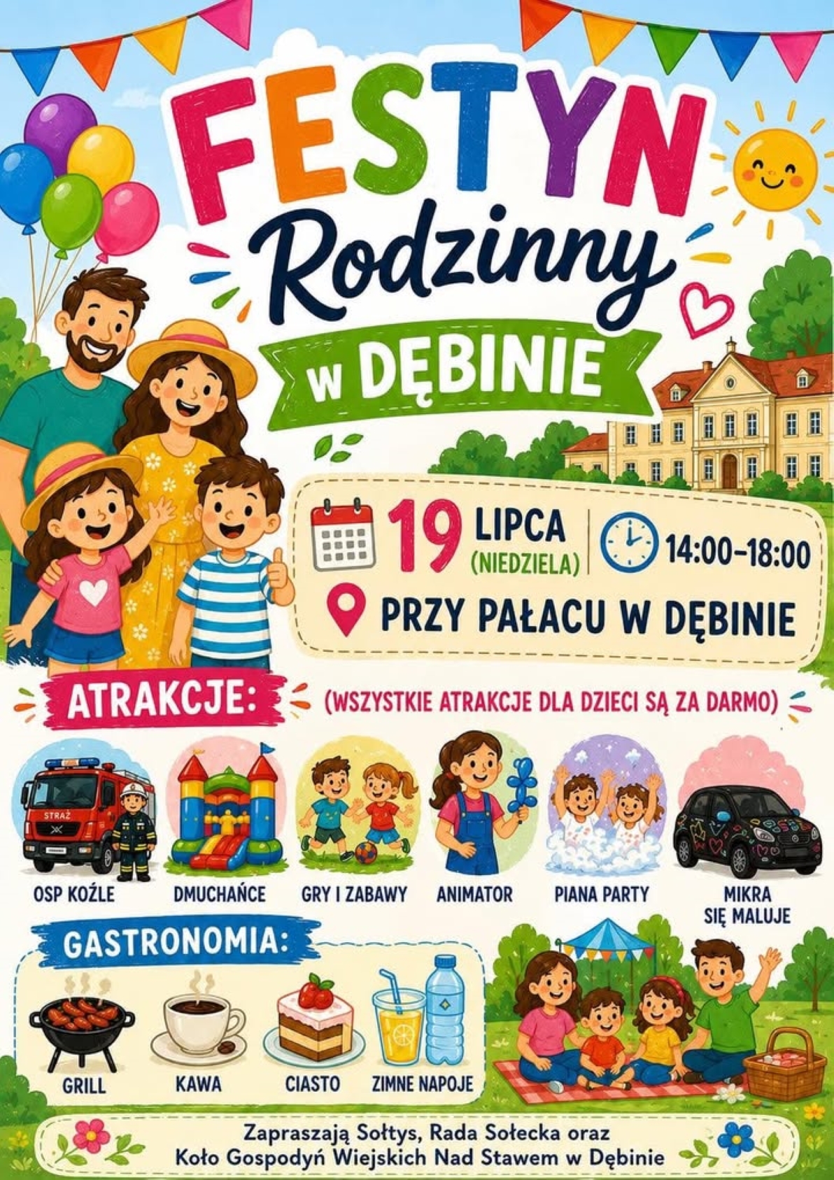 Festyn Rodzinny w&nbsp;Dębinie - 19.07.2026