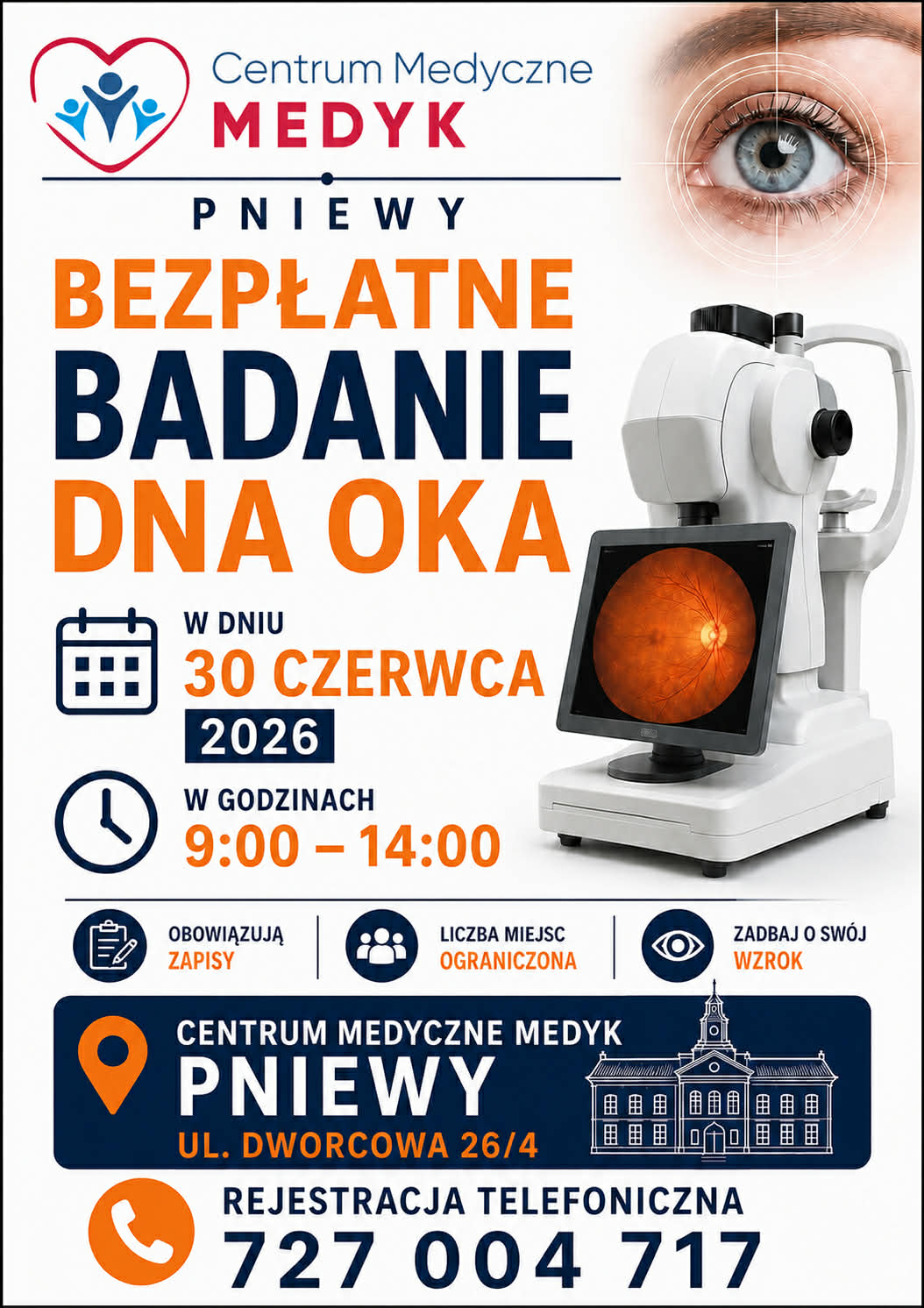 Bezpłatne badanie-plakat