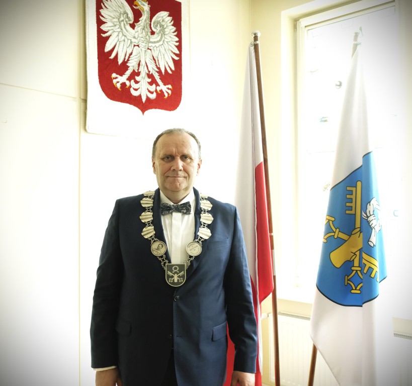 Burmistrz Gminy Pniewy Jarosław Szurka