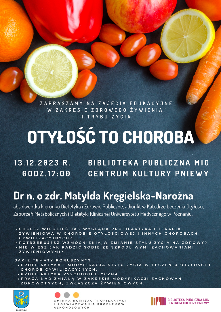 Plakat-Otyłość to choroba