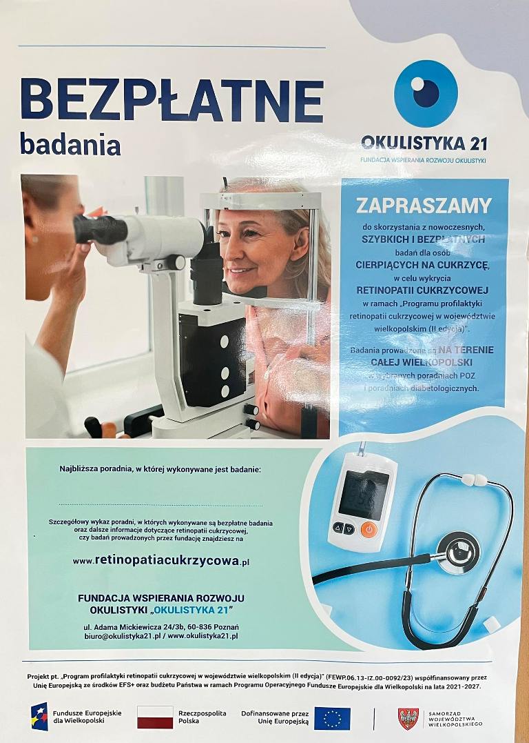 Plakat-bezpłatne badania