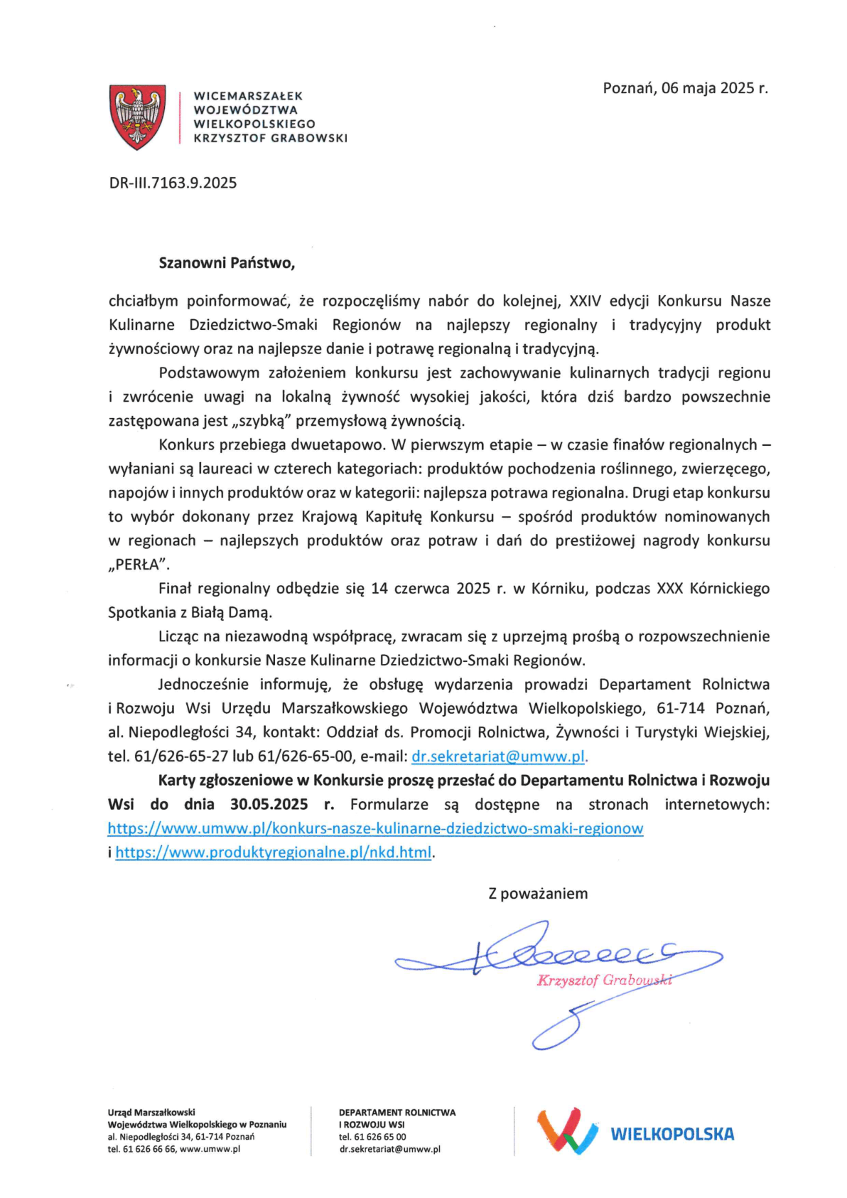Konkurs "Nasze Kulinarne Dziedzictwo-Smaki Region&oacute;w"