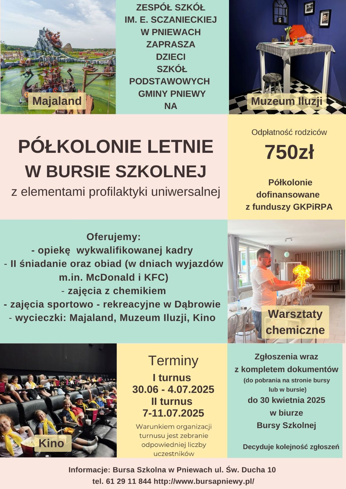 P&oacute;łkolonie letnie w&nbsp;Bursie