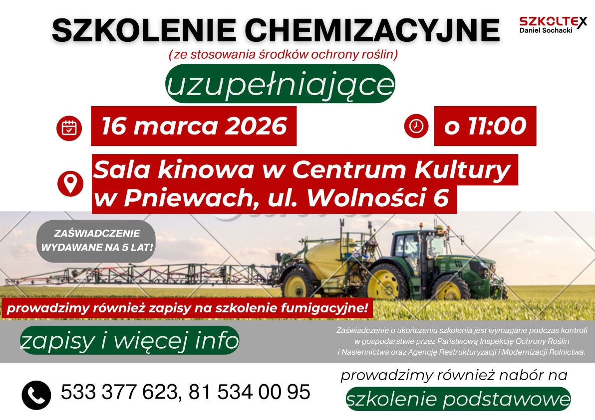 Szkolenie chemizacyjne