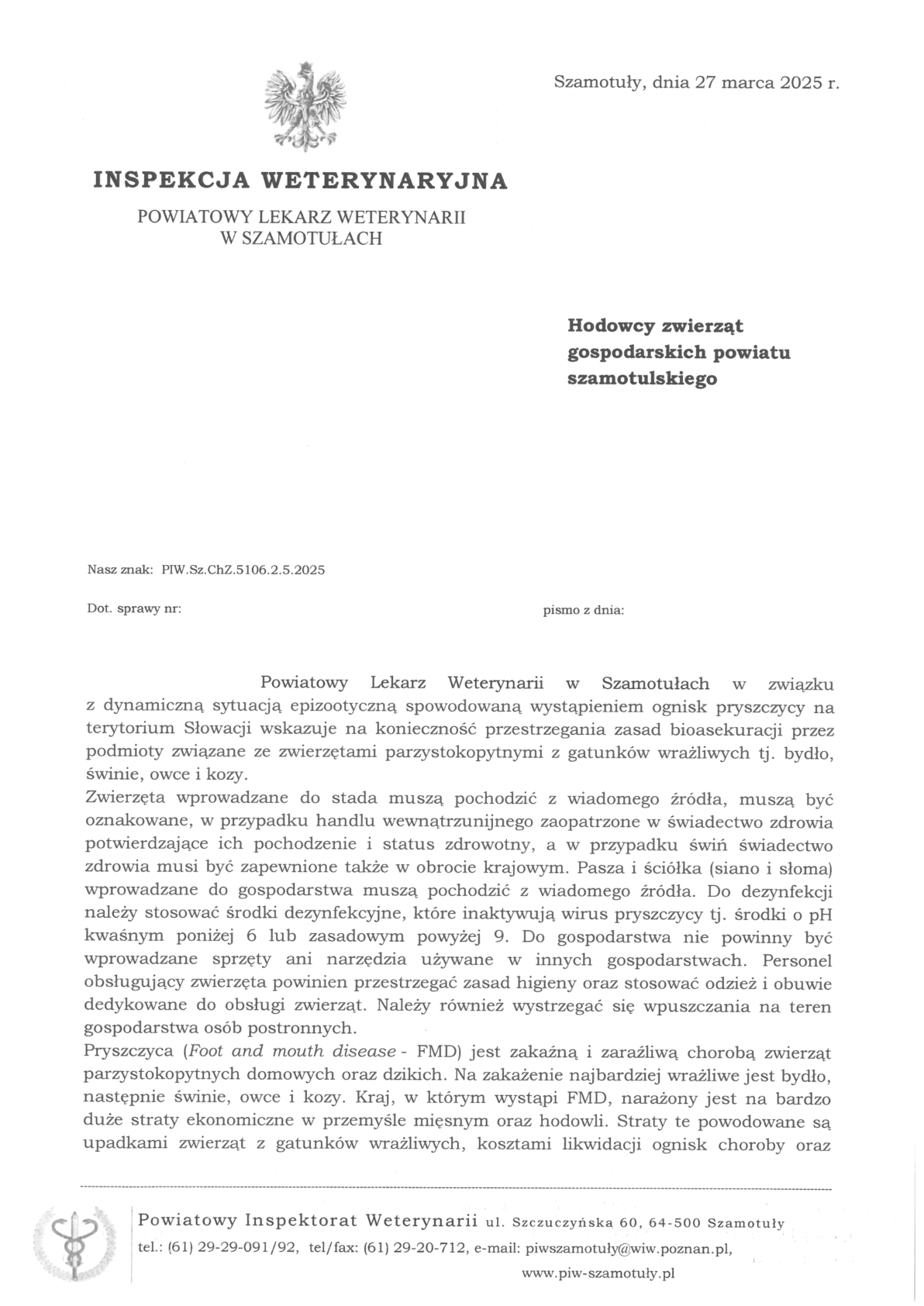 Uwaga! &mdash; Pryszczyca
