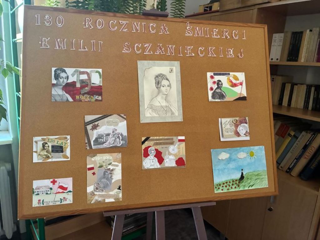 Poczt&oacute;wka upamiętniająca 130 rocznicę śmierci Emilii Sczanieckiej