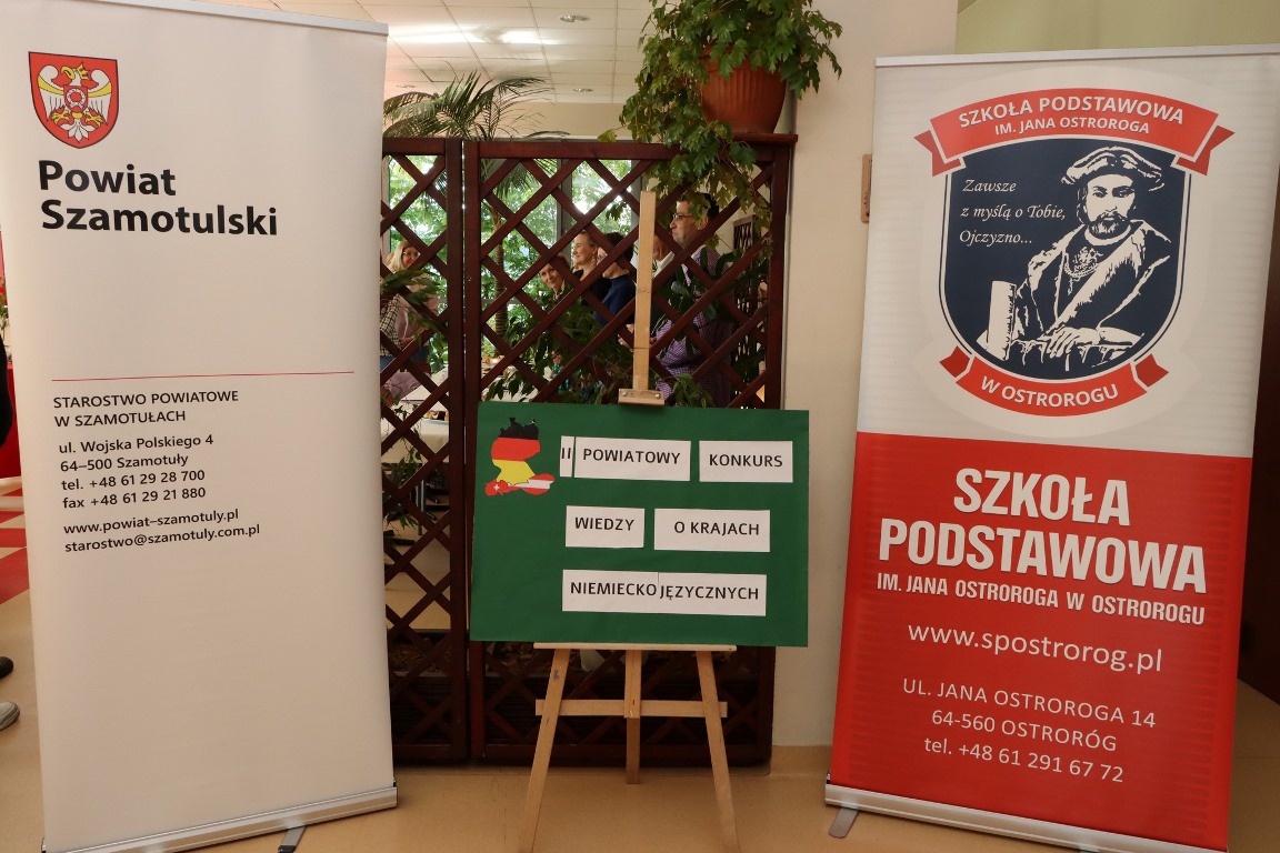 Podwójny sukces w Powiatowym Konkursie Wiedzy o Krajach Niemieckojęzycznych