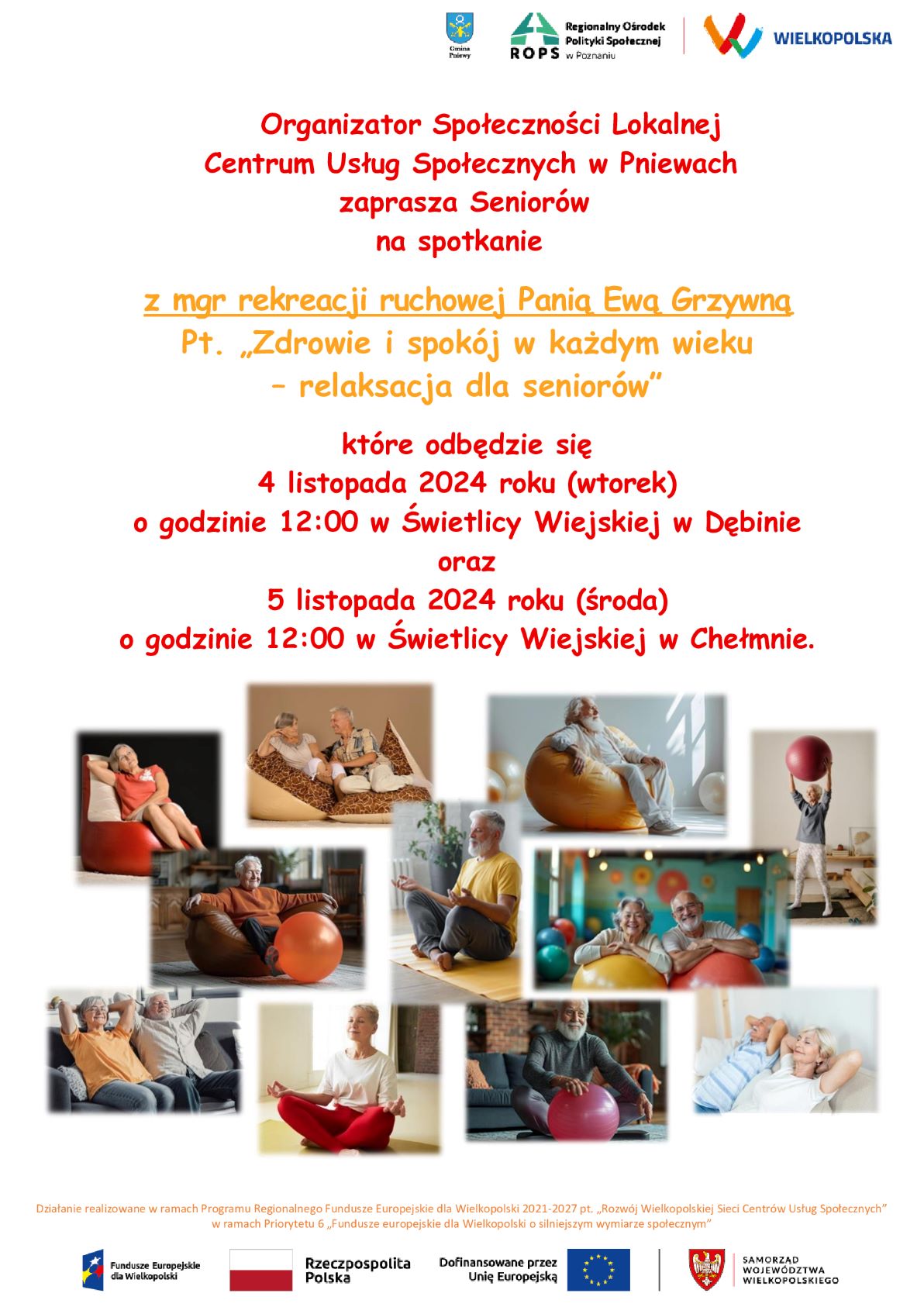 &bdquo;Zdrowie i&nbsp;spok&oacute;j w&nbsp;każdym wieku  &ndash; relaksacja dla senior&oacute;w&rdquo;