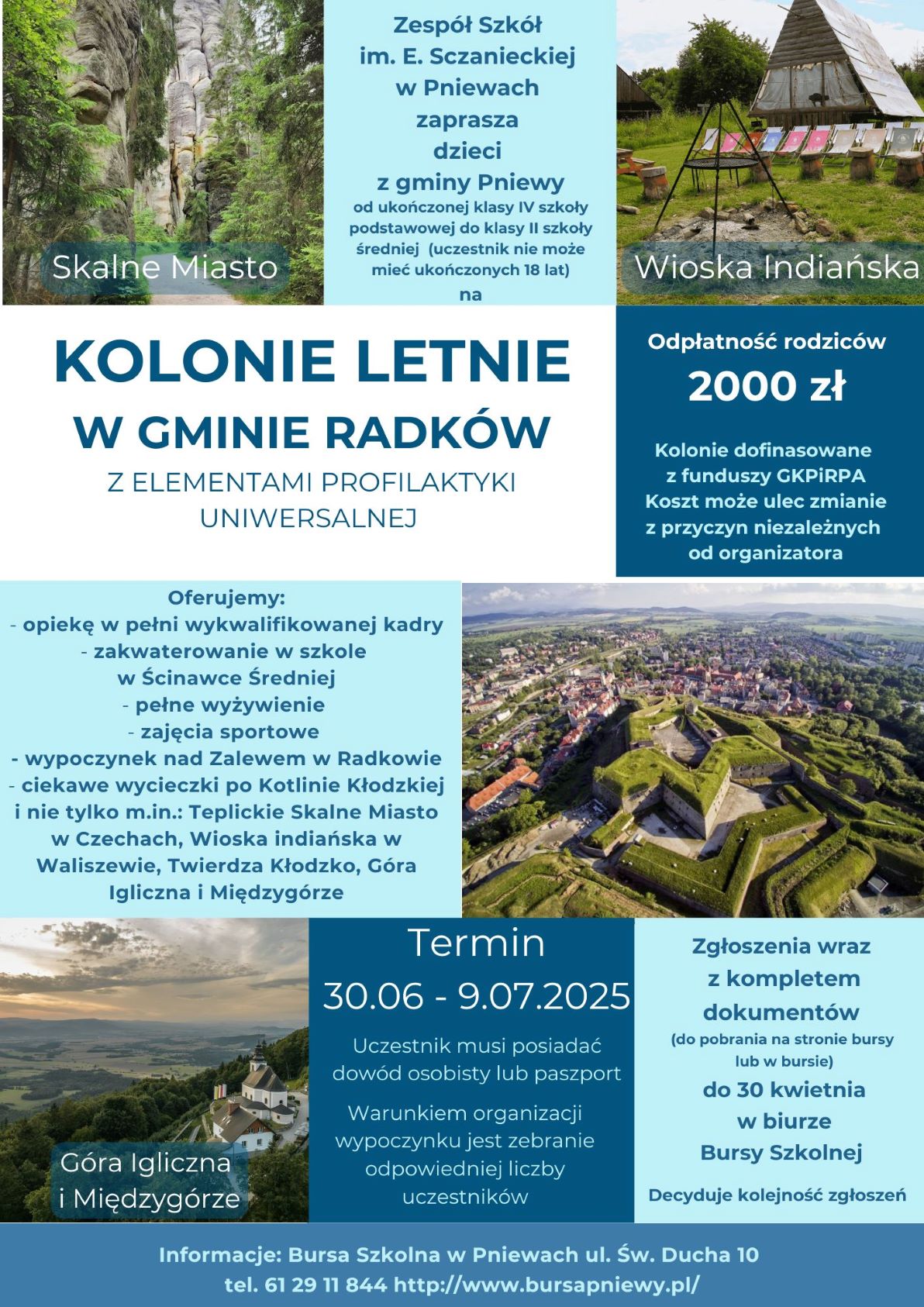Kolonie letnie w&nbsp;Gminie Radk&oacute;w