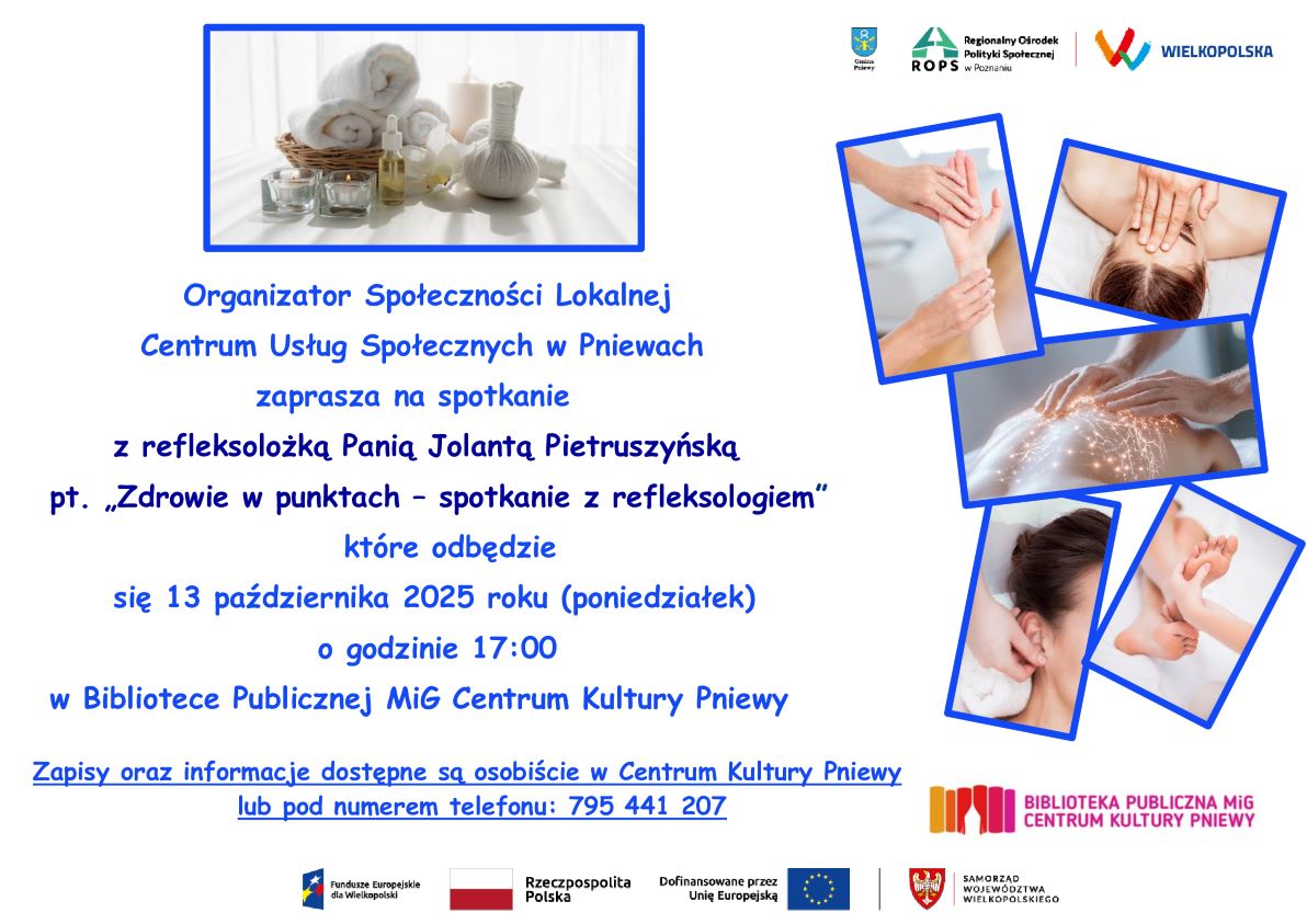 &bdquo;Zdrowie w&nbsp;punktach &ndash; spotkanie z&nbsp;refleksjologiem&rdquo;