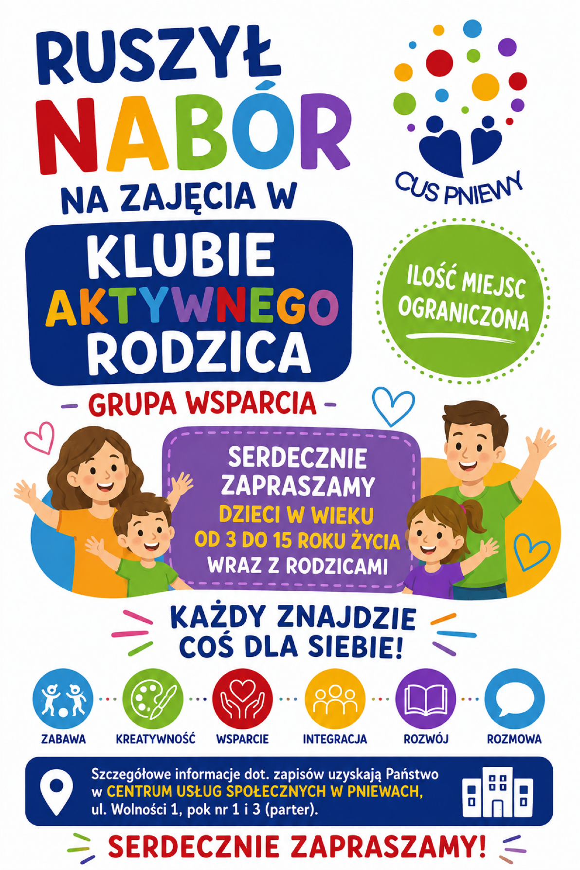 Ruszył nab&oacute;r na&nbsp;zajęcia w&nbsp;Klubie Aktywnego Rodzica!