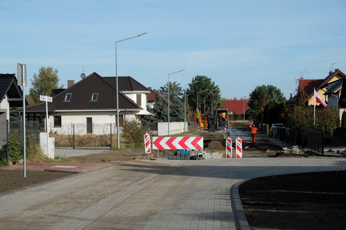 Budowa ulic Sasankowej, R&oacute;żanej i&nbsp;Lawendowej w&nbsp;Pniewach