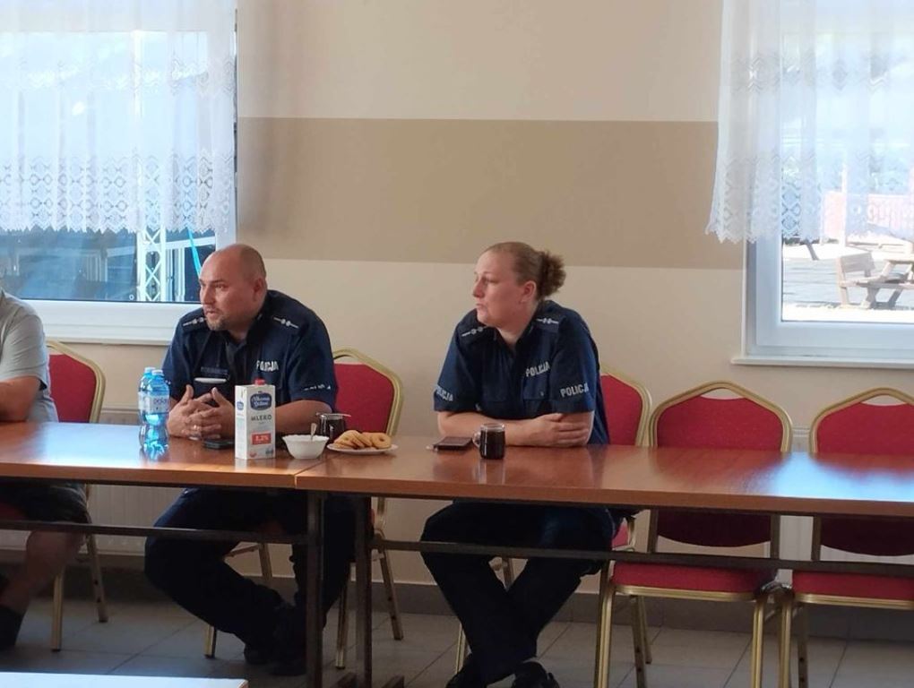 Spotkanie z&nbsp;Funkcjonariuszami Policji w&nbsp;Zajączkowie