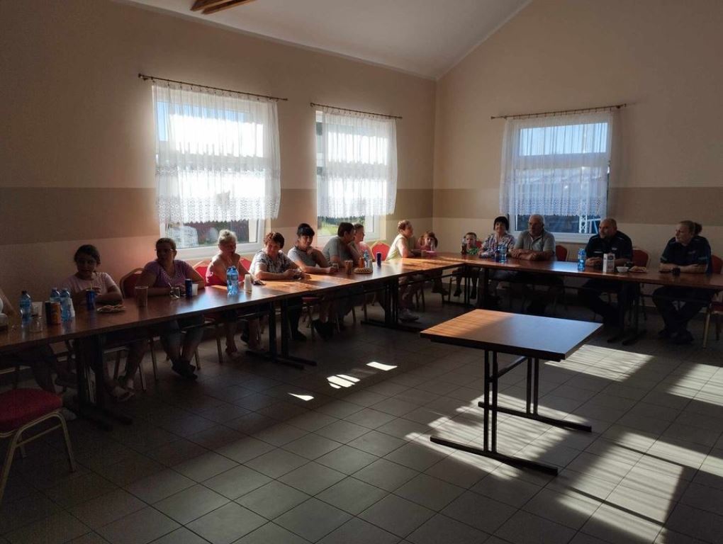 Spotkanie z&nbsp;Funkcjonariuszami Policji w&nbsp;Zajączkowie