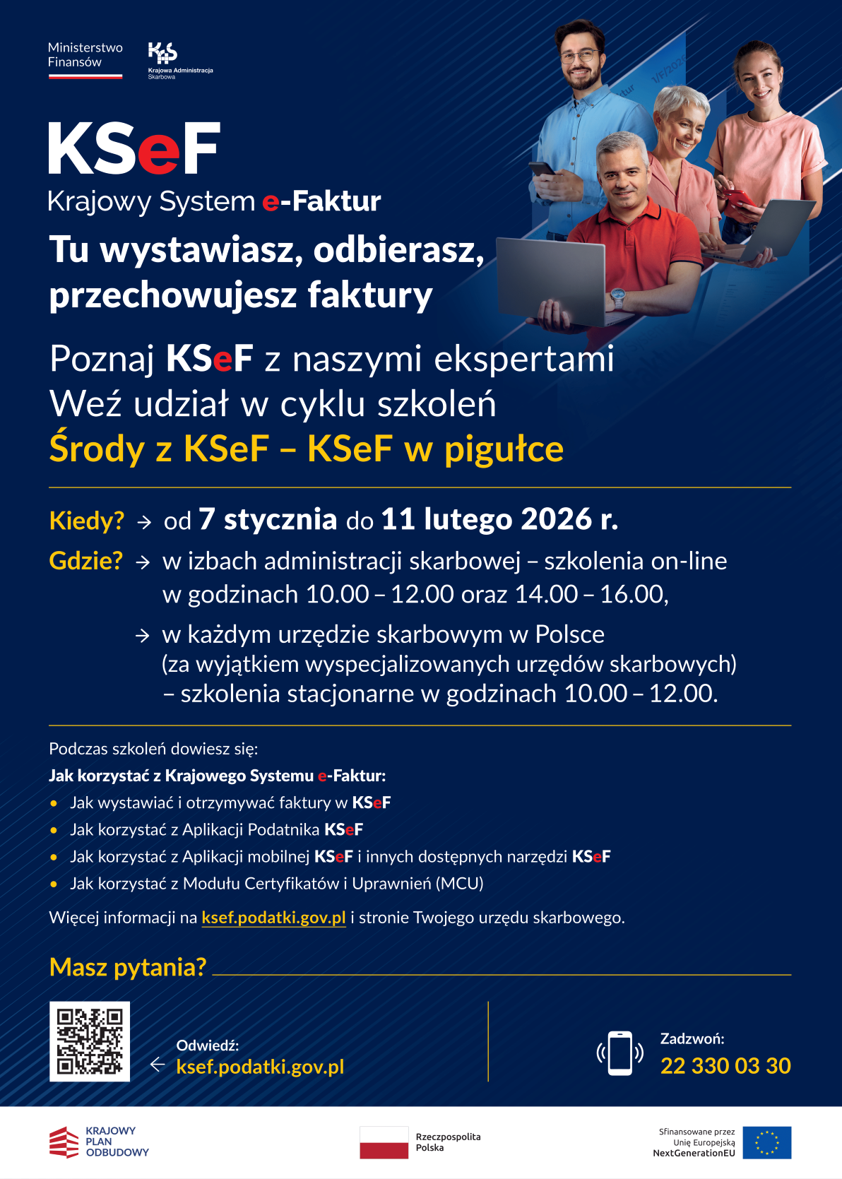 Środy z&nbsp;KSeF&rdquo; ponownie w&nbsp;urzędach skarbowych i&nbsp;on-line