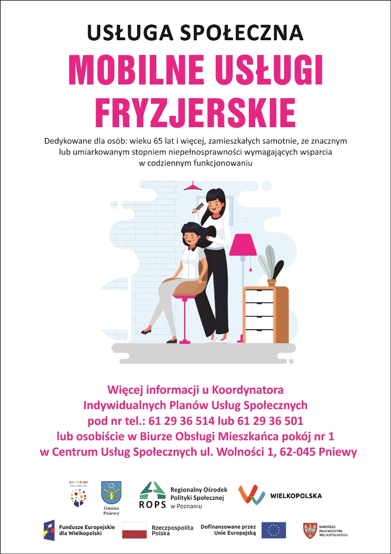 Usługi społeczne dla mieszkańców Gminy Pniewy