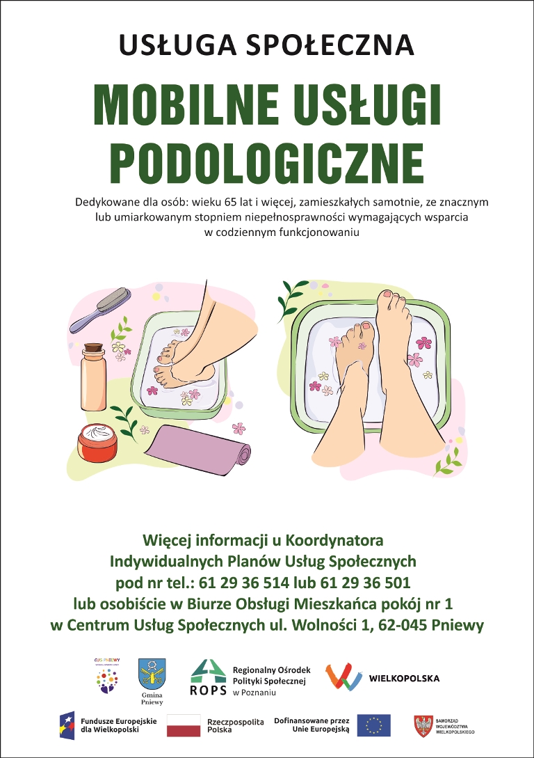 Usługi społeczne dla mieszkańców Gminy Pniewy