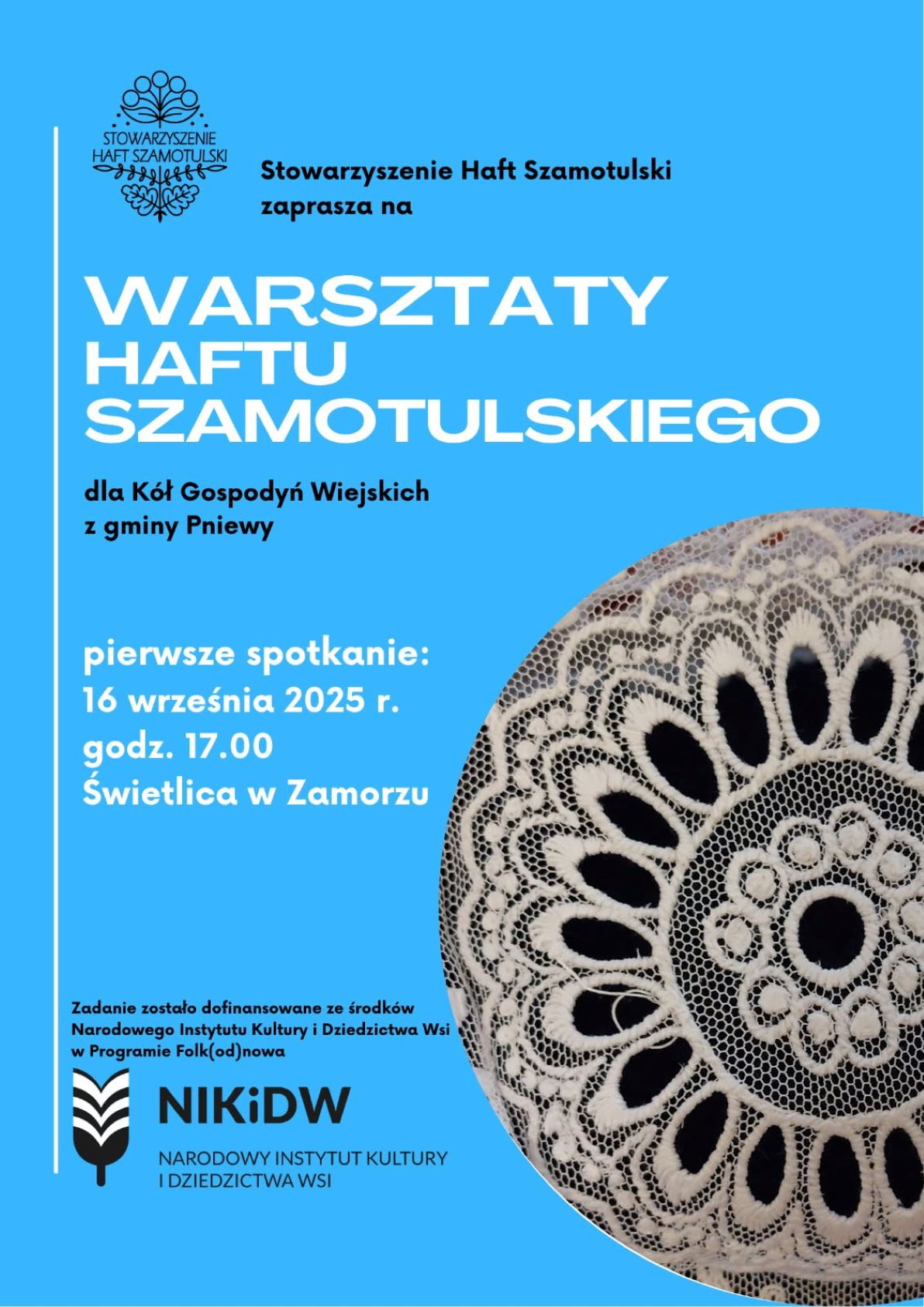 Warsztaty haftu szamotulskiego