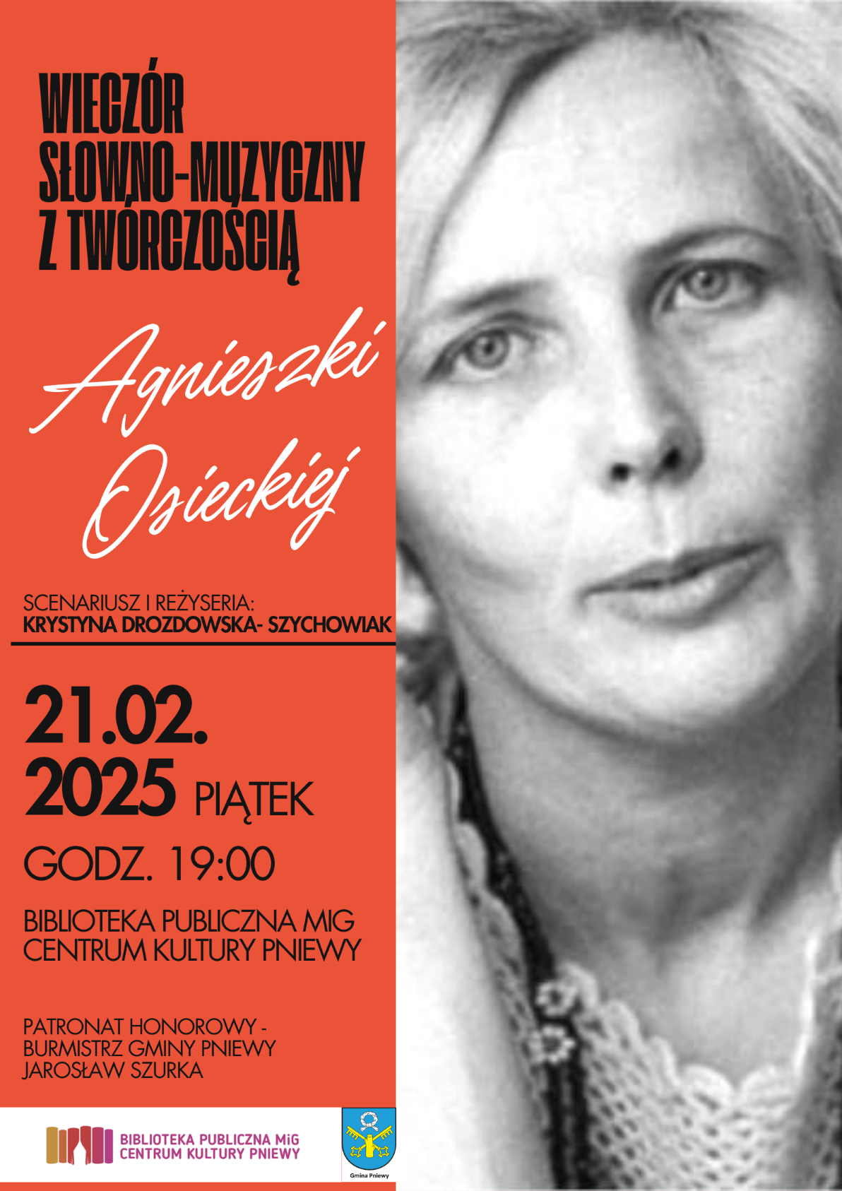 Wiecz&oacute;r słowno-muzyczny z&nbsp;tw&oacute;rczością Agnieszki Osieckiej