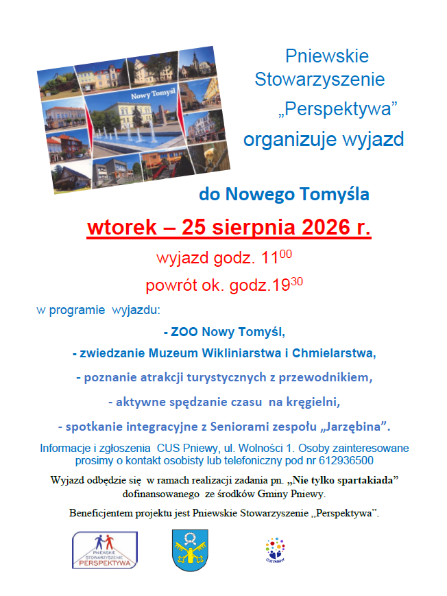 Wyjazd do Nowego Tomyśla