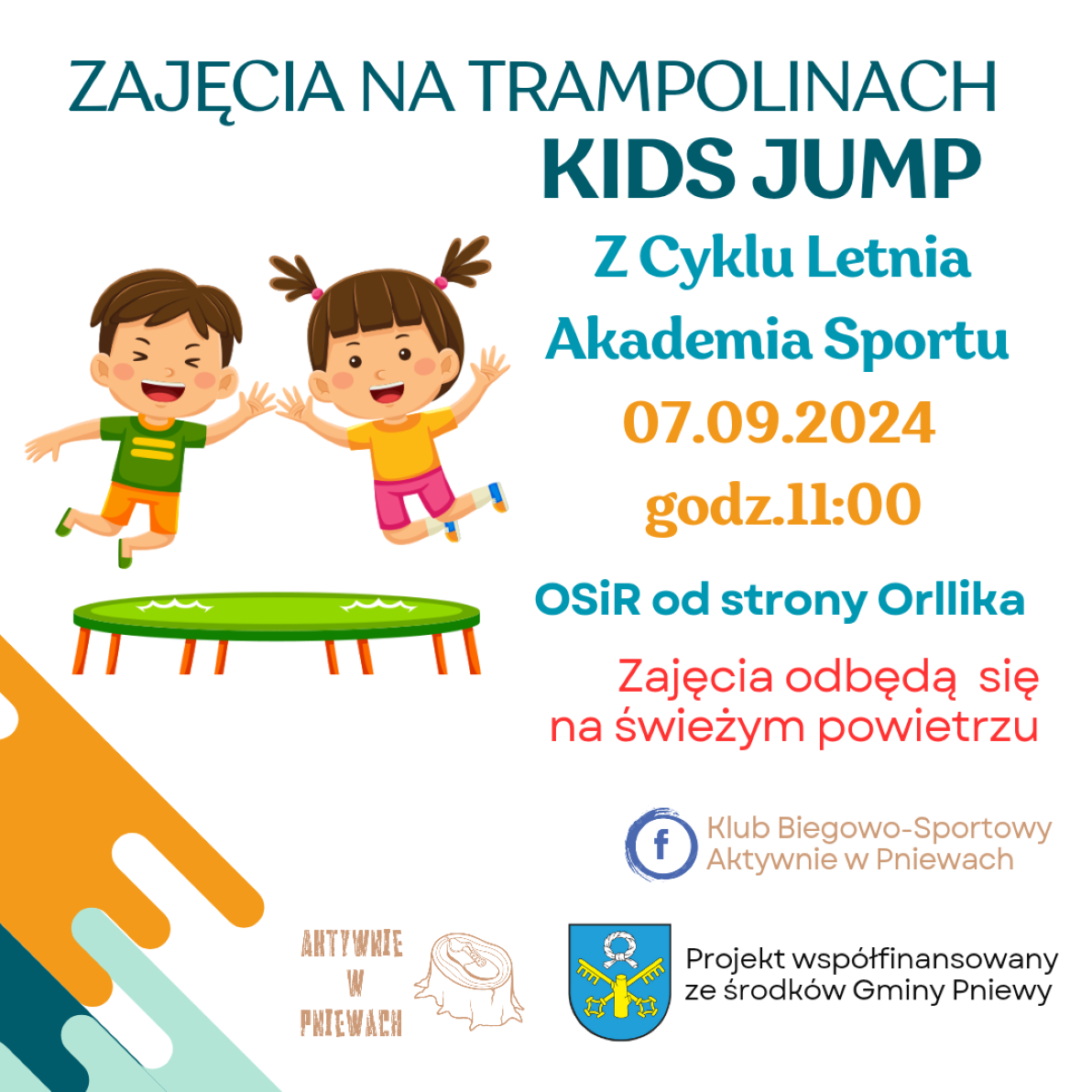 Letnia Akademia Sportu - Zajęcia na&nbsp;trampolinach