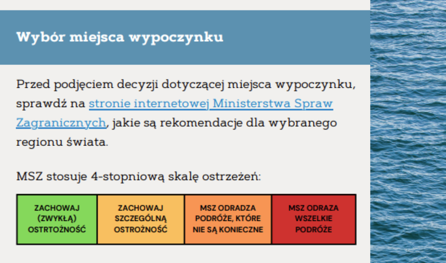 Wakacje za granicą - poradnik
