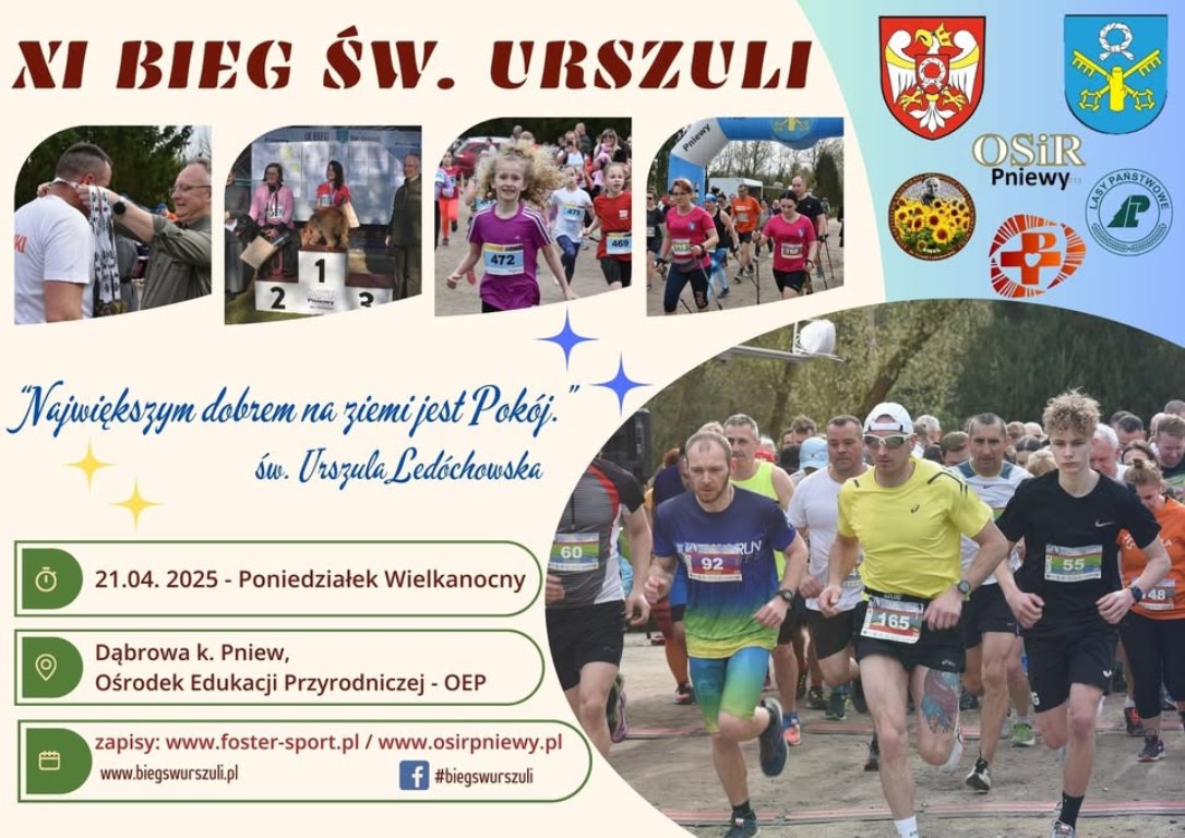 plakat-bieg św. Urszuli