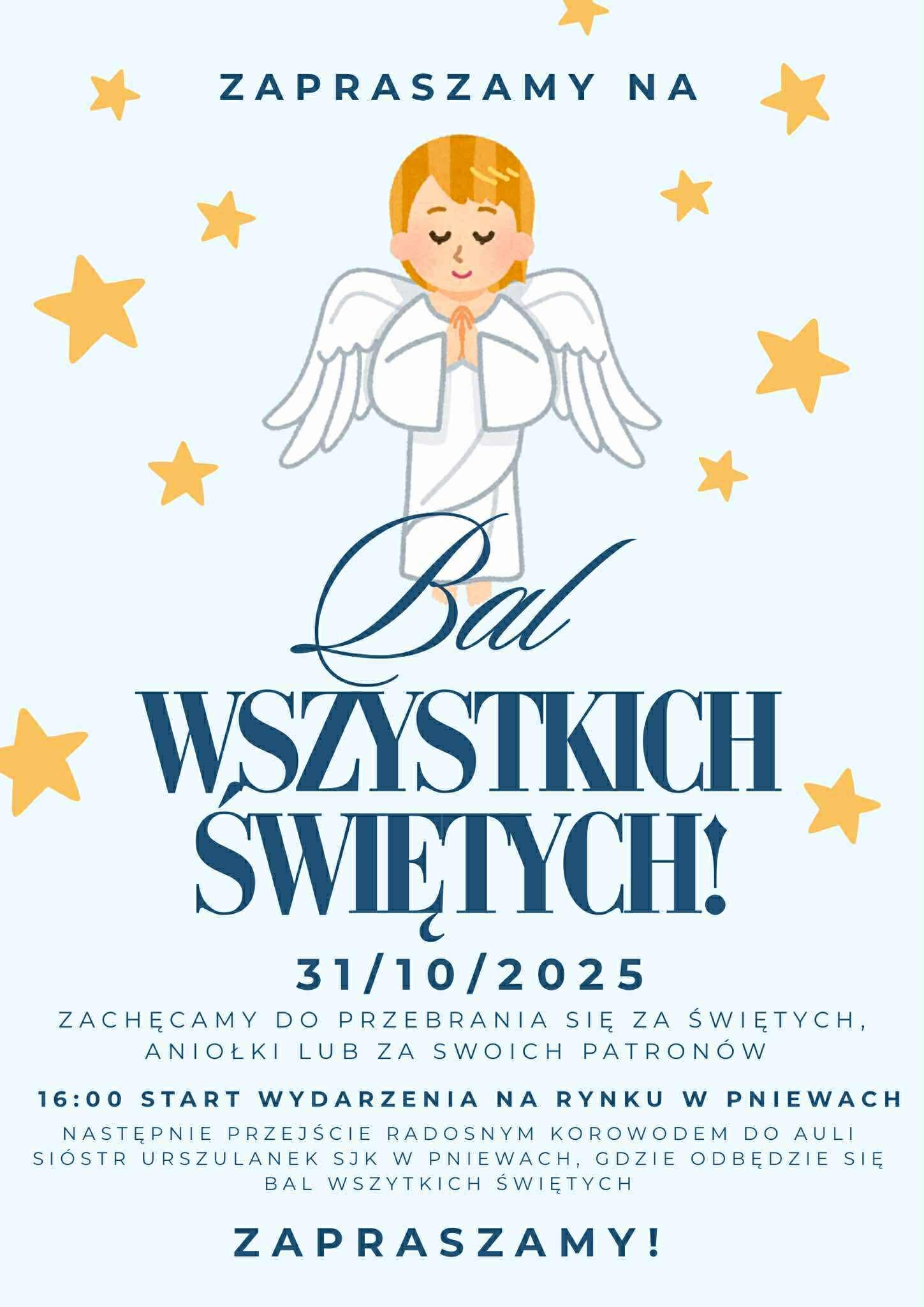 plakat-Bal Wszystkich Świętych