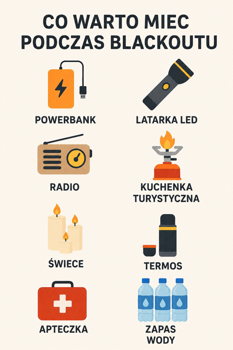 Co warto mieć podczas blackoutu