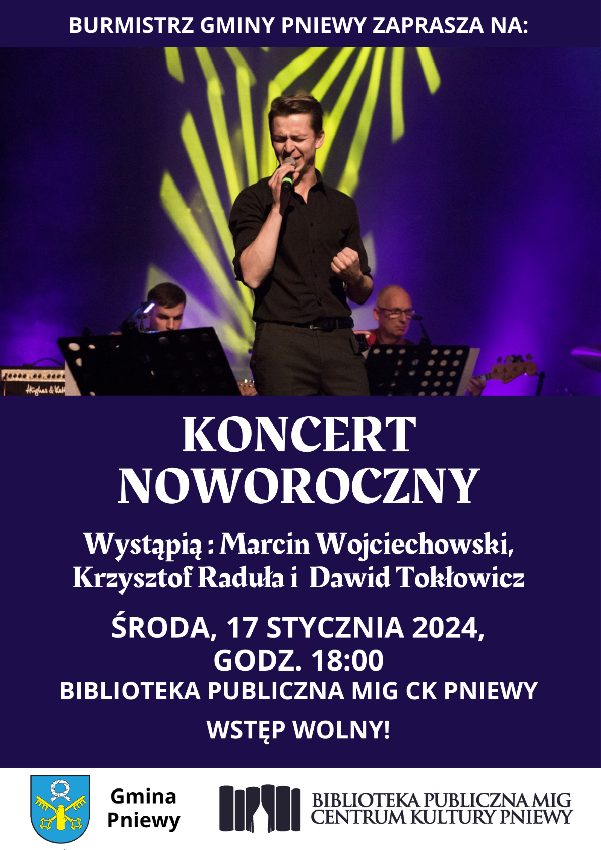 Koncert noworoczny - plakat