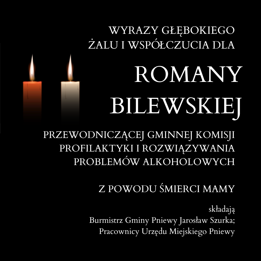 Wyrazy wsp&oacute;łczucia...