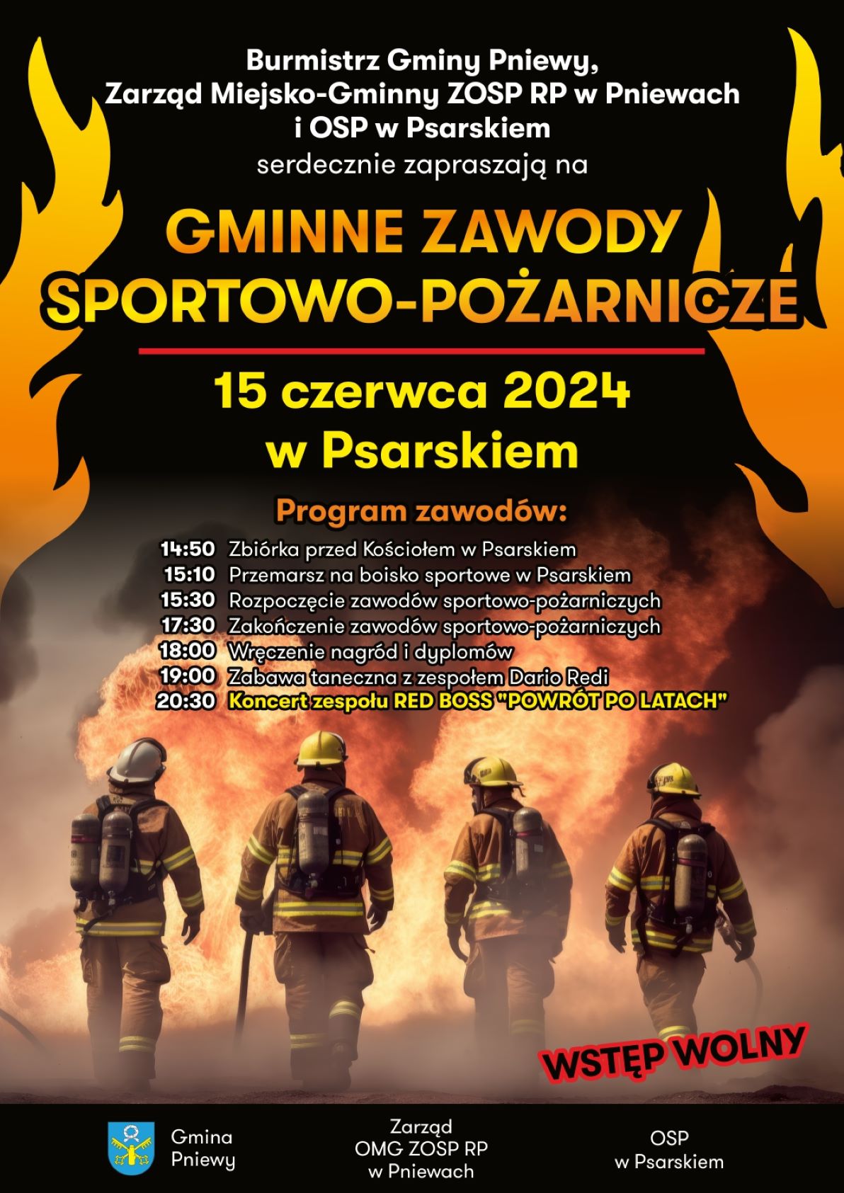 Gminne zawody sportowo-pożarnicze