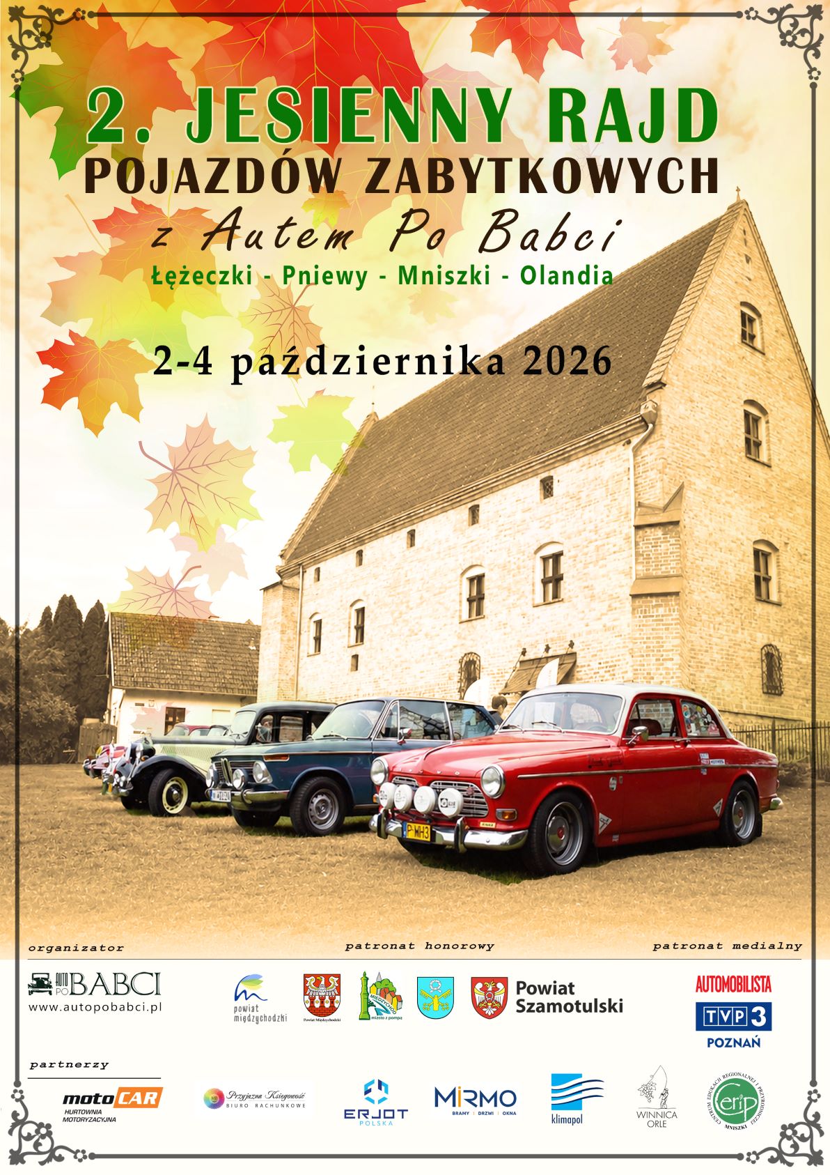 2. Jesienny Rajd Pojazd&oacute;w Zabytkowych z&nbsp;Autem Po Babci
