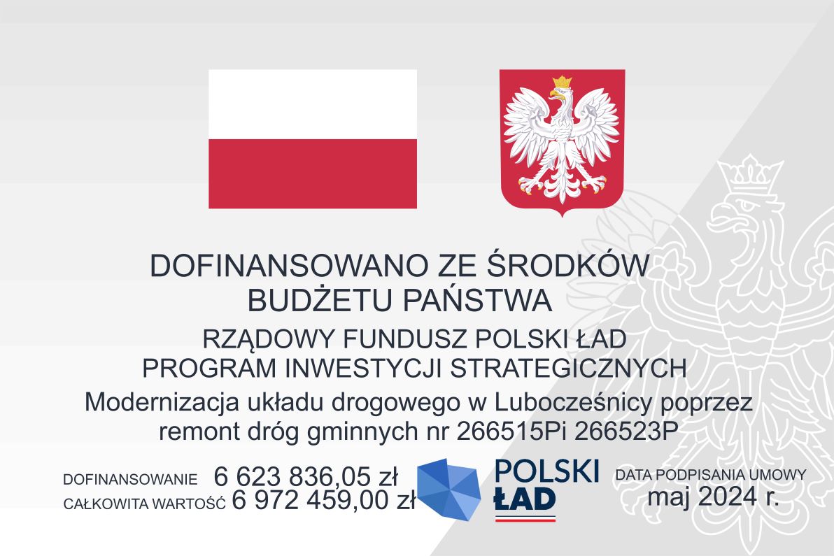 Prace modernizacyjne w&nbsp;Lubocześnicy