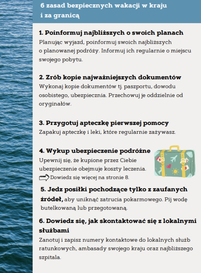 Wakacje za granicą - poradnik