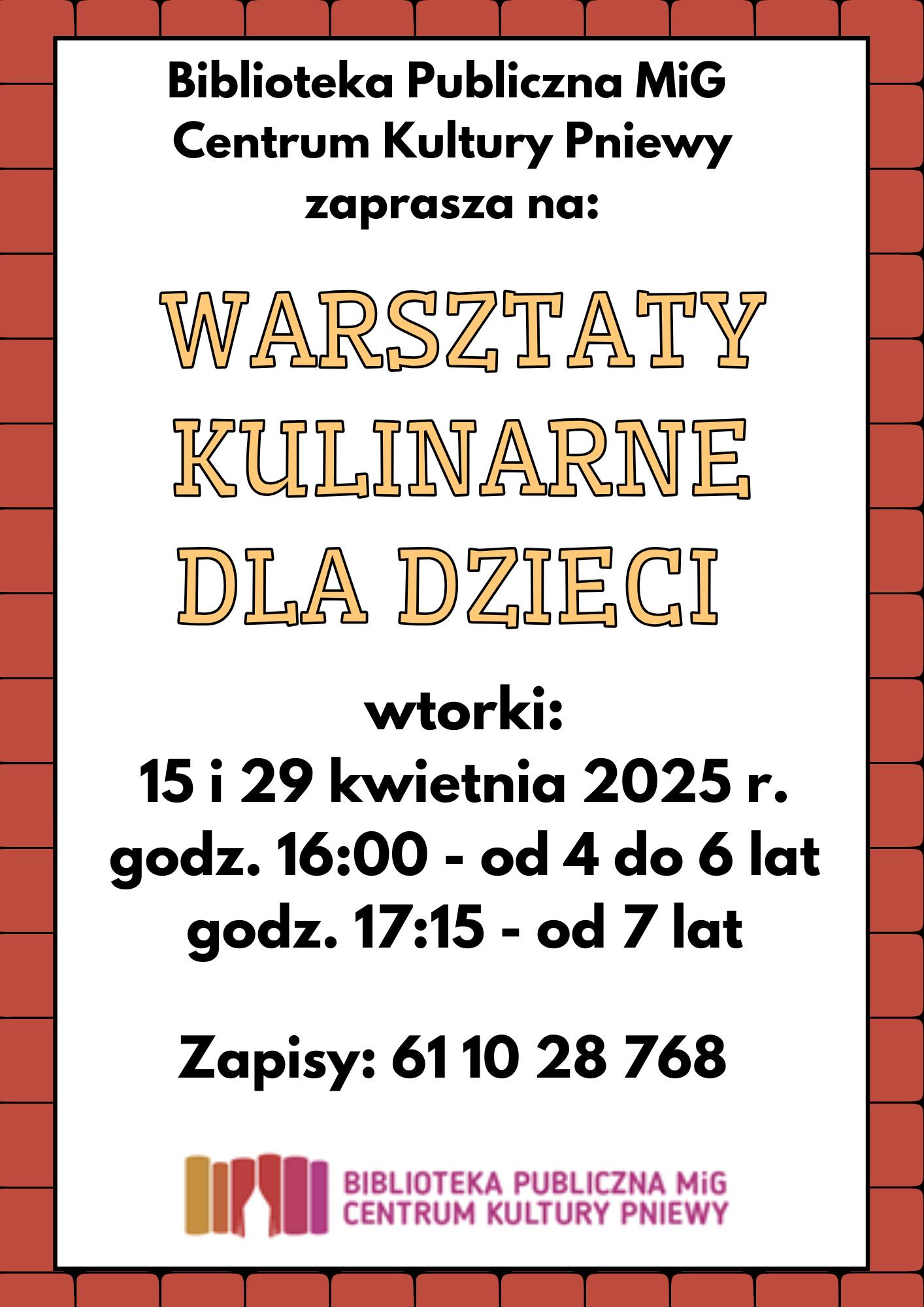 Warsztaty kulinarne dla dzieci