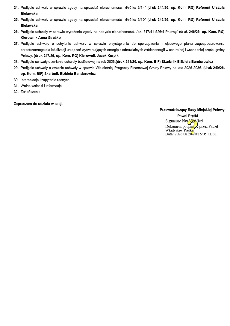 Program sesji