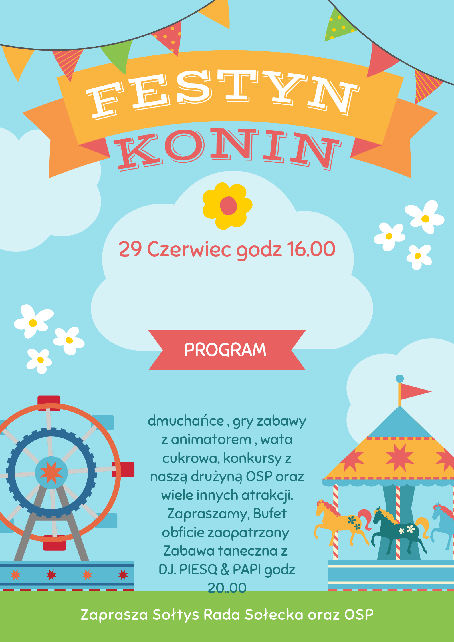 Plakat-festyn w&nbsp;Koninie