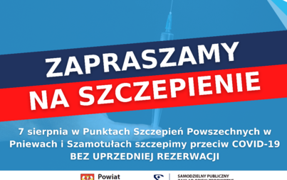 Zdjęcie do Szczepienia Pniewy oraz Szamotuły