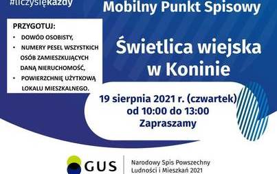 Zdjęcie do Mobilny Punkt Spisowy w Koninie