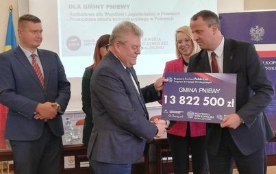 Zdjęcie do Dofinansowanie dla Gminy Pniewy!